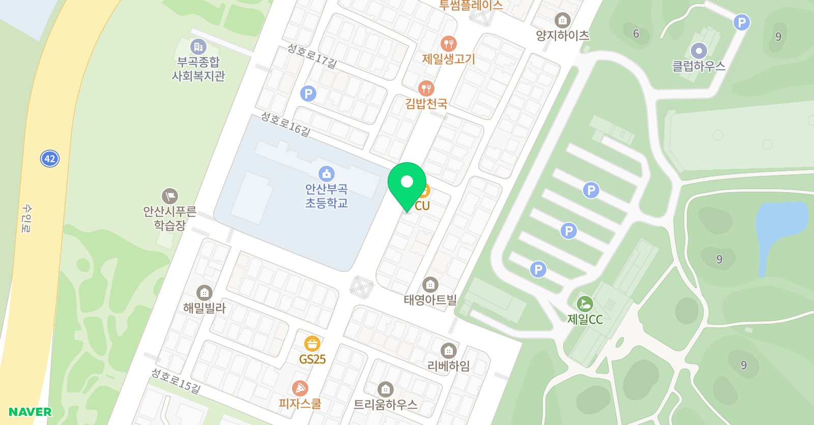 3030 영어학원 부곡점 위치
