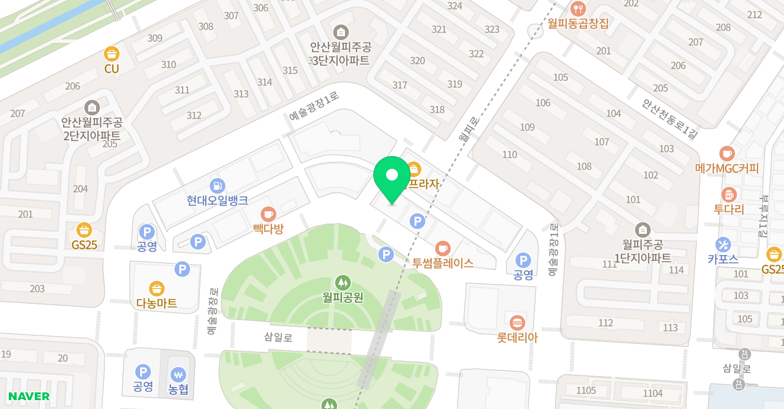 더케이댄스 바른자세운동 위치