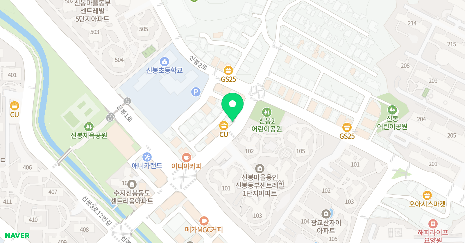 플라톤 독서토론논술 신봉초공부방 위치