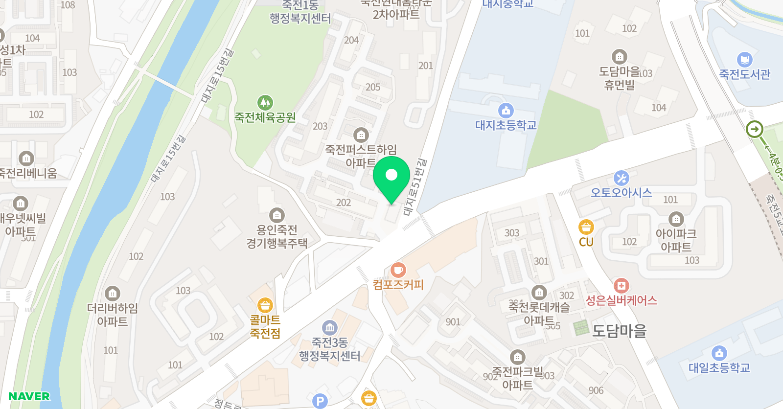 고래도춤추게하는 미술학원 위치