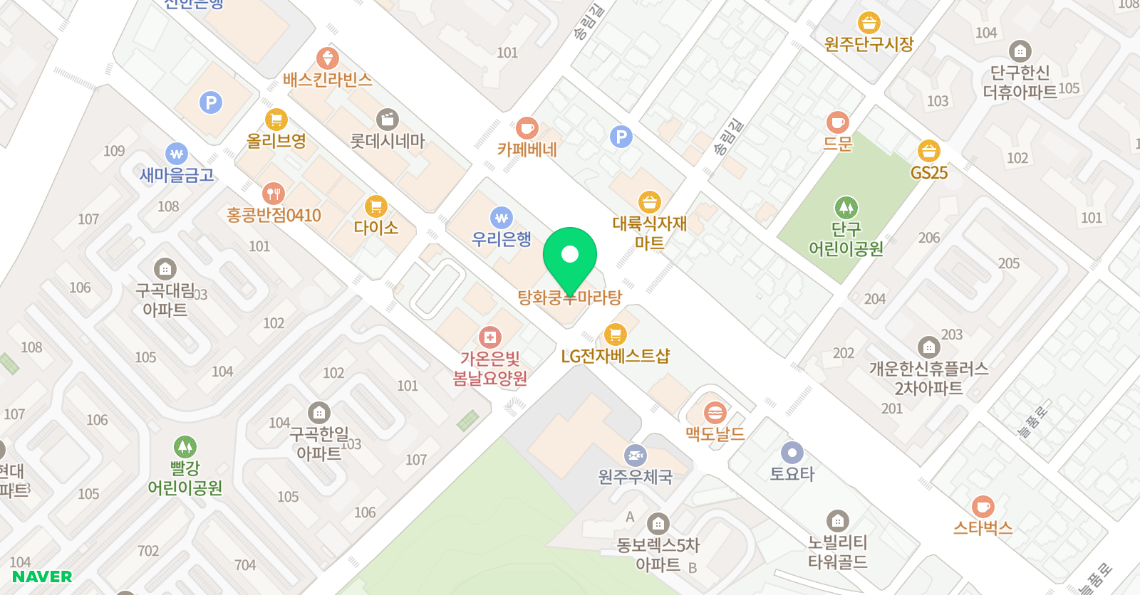 소마 사고력수학 원주점 위치