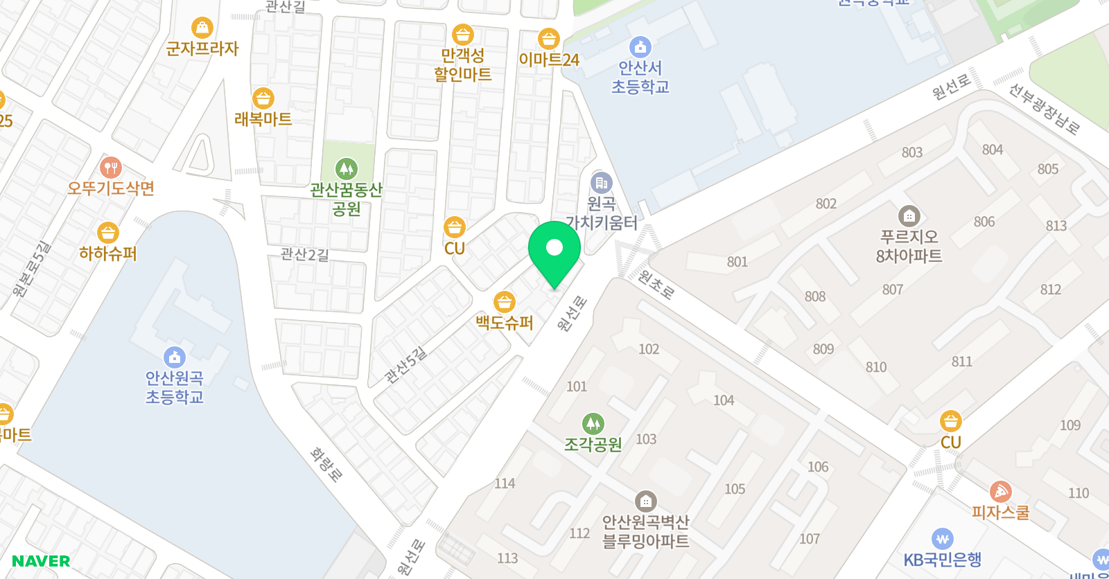EMS 최상어학원 위치