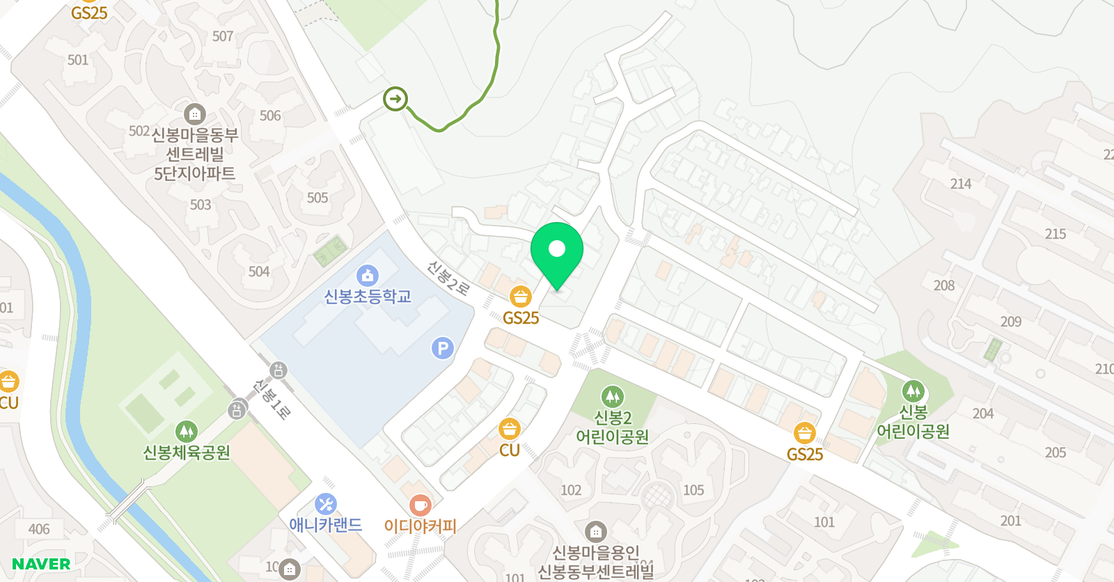 오늘부터 수학학원 위치
