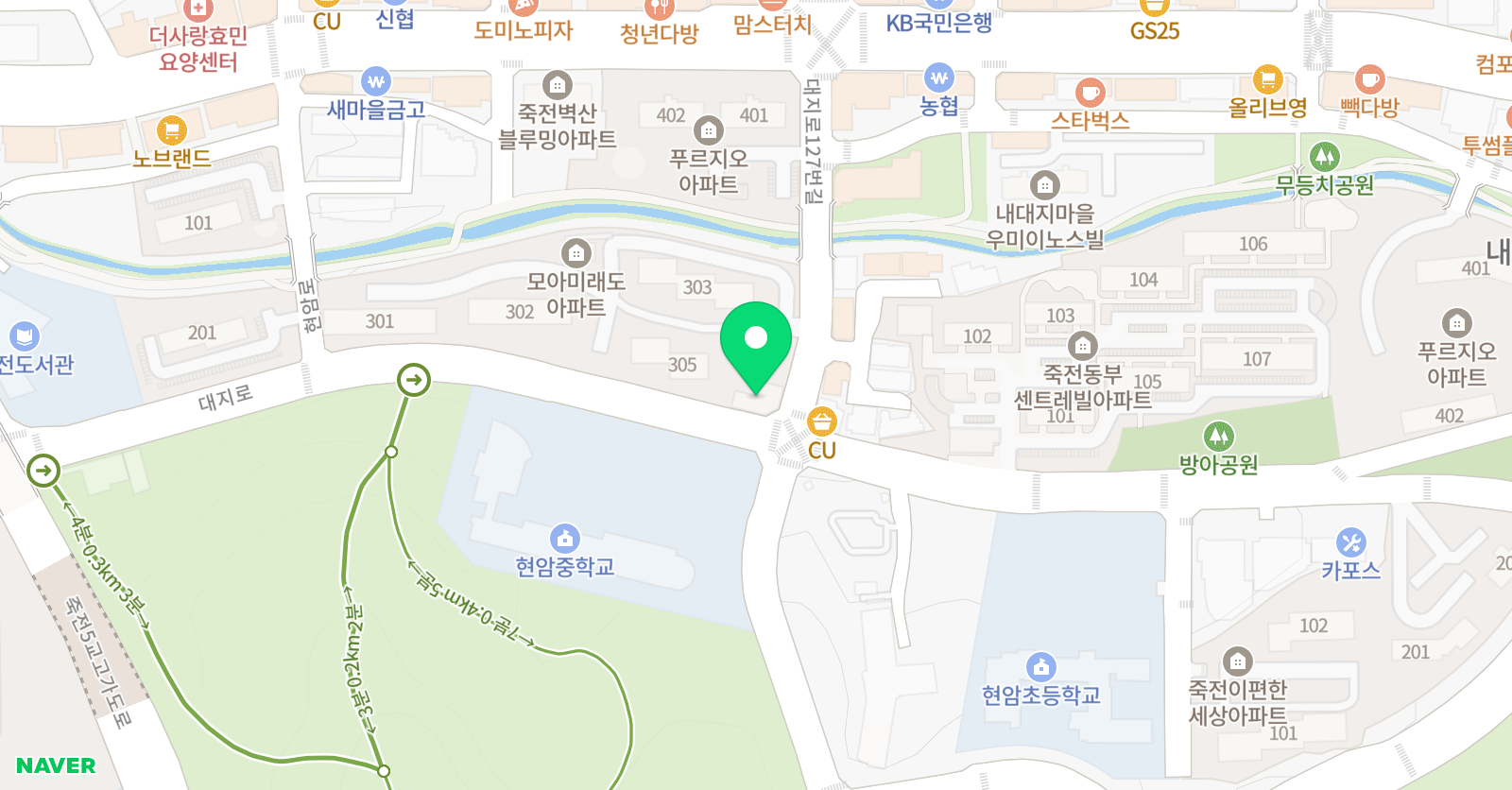 미래엔 수학 용인베스트교실 위치