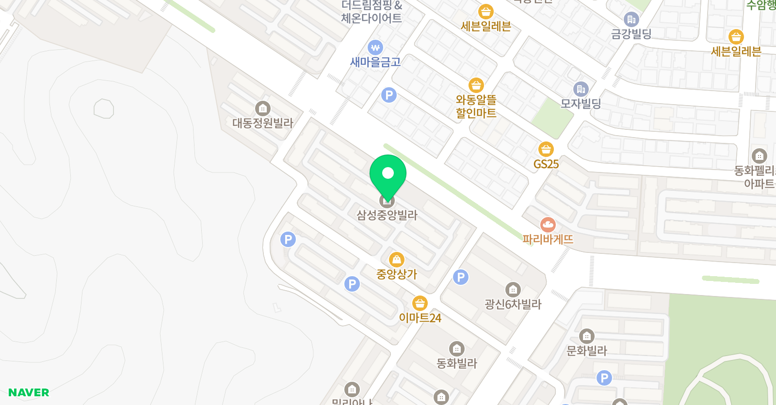 안산 원어민영어회화 위치