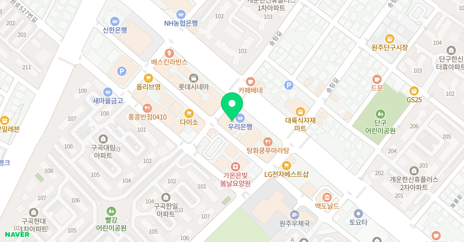 와와학습코칭학원 위치