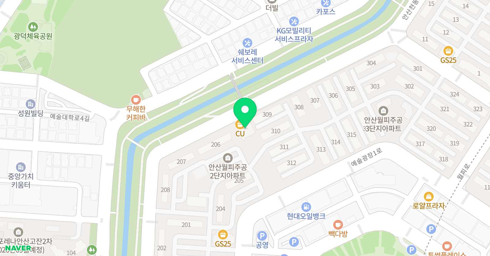 샤이닝 복싱짐 위치