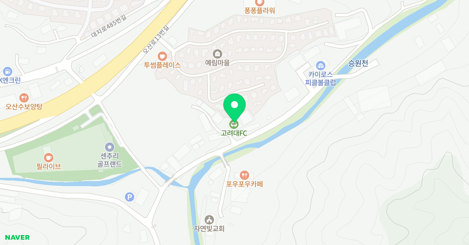 고려대FC 위치