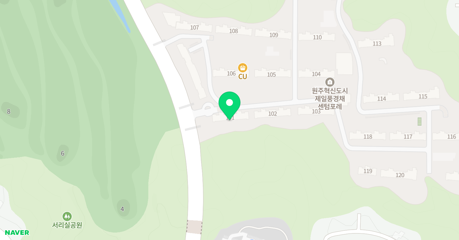 네이티브 센텀 어학원 영어 반곡점 위치