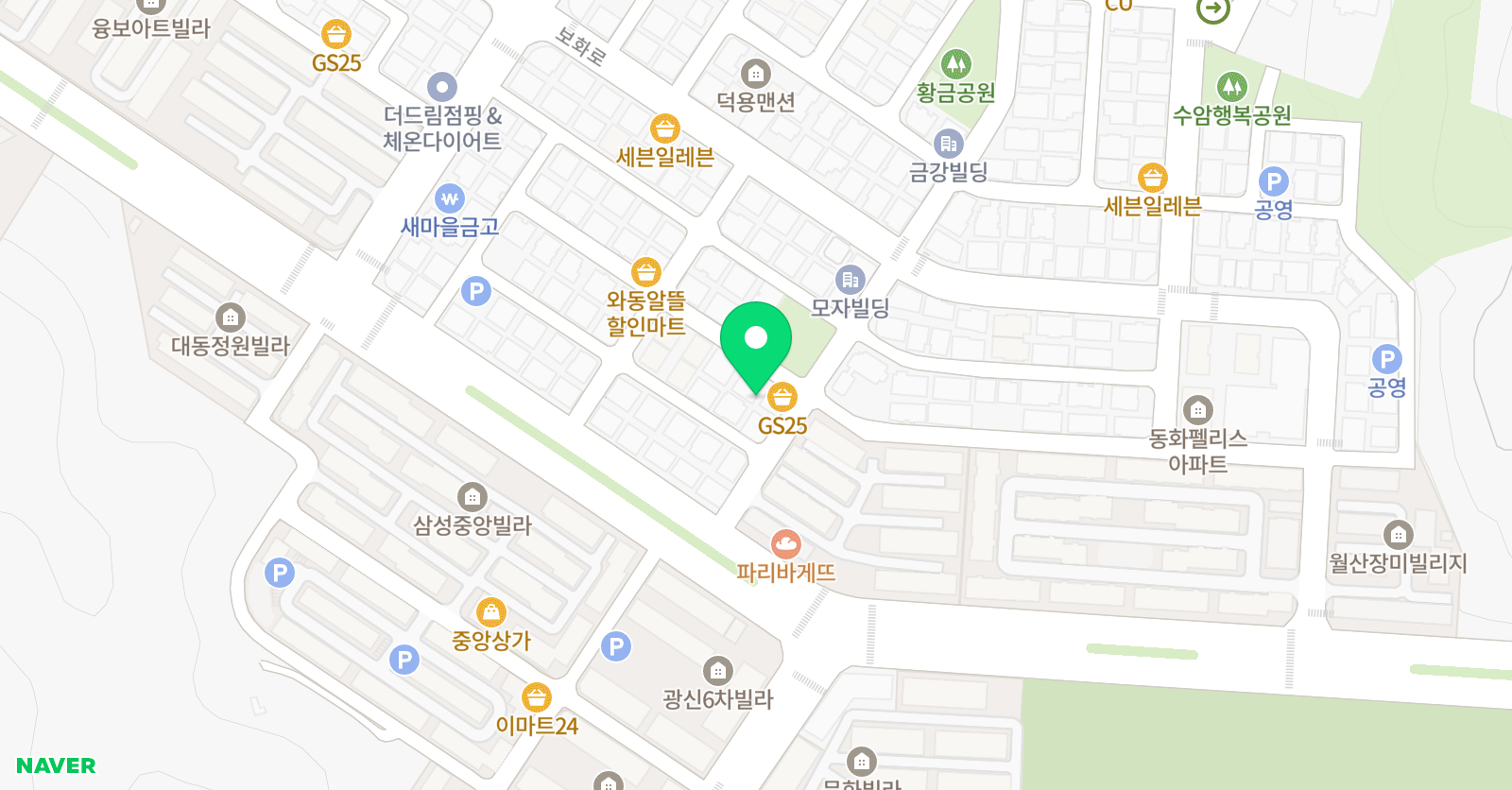 소리뜰 음악학원 위치