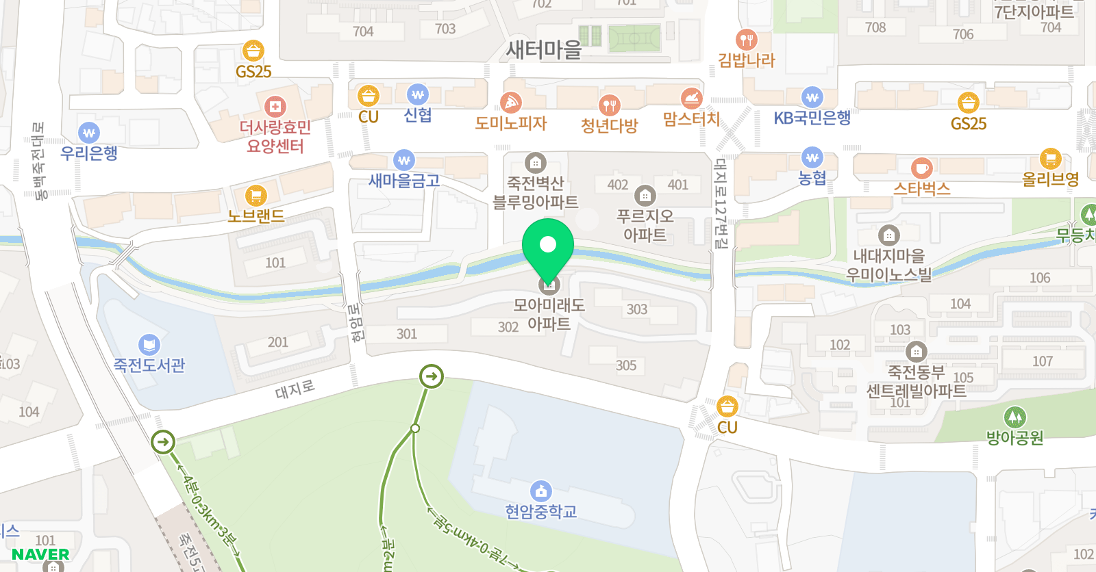 잉글리시아이 내대지건영점 위치