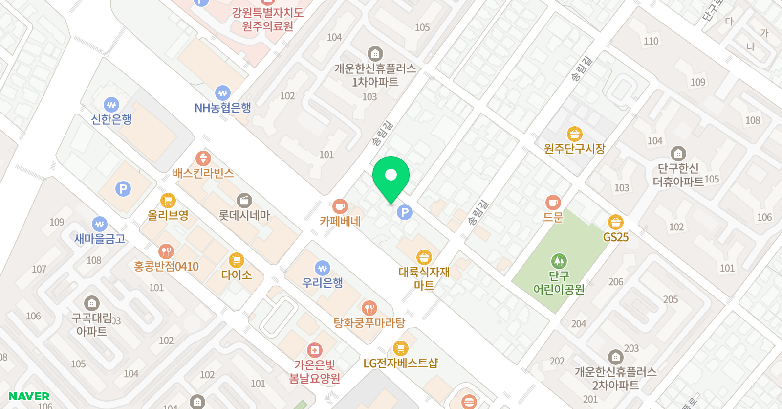 에이스 학원 위치