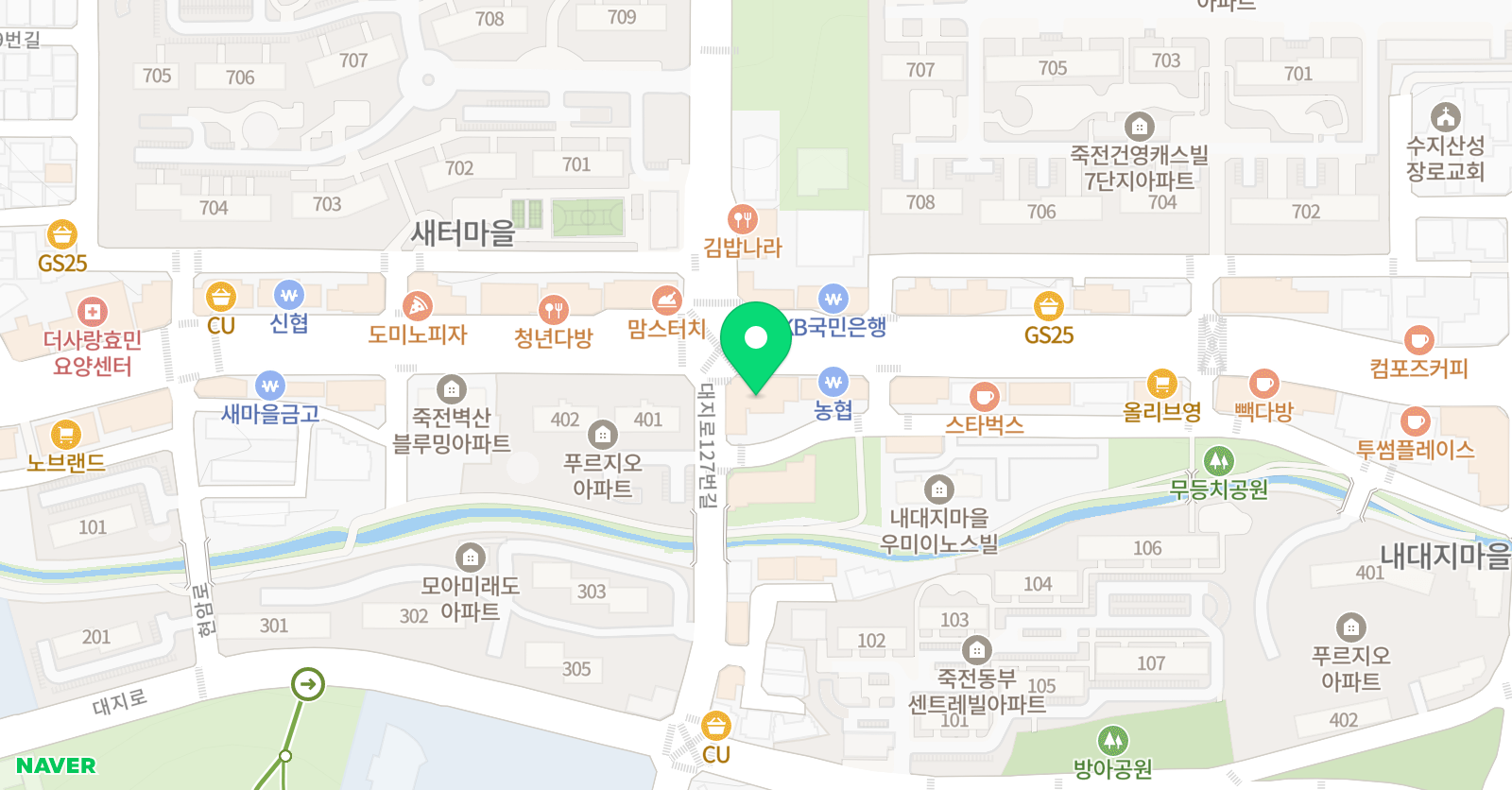 엠베스트 SE 학원 죽전캠퍼스 위치