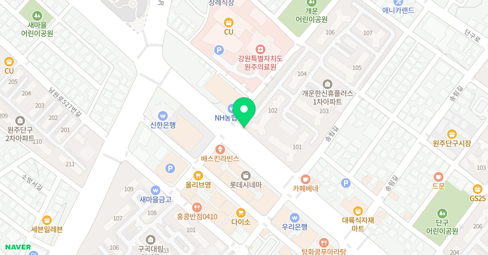 옥스 영어학원 위치