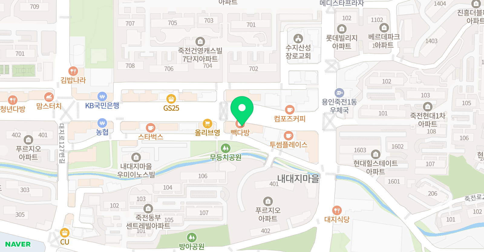 김정화 수학학원 위치