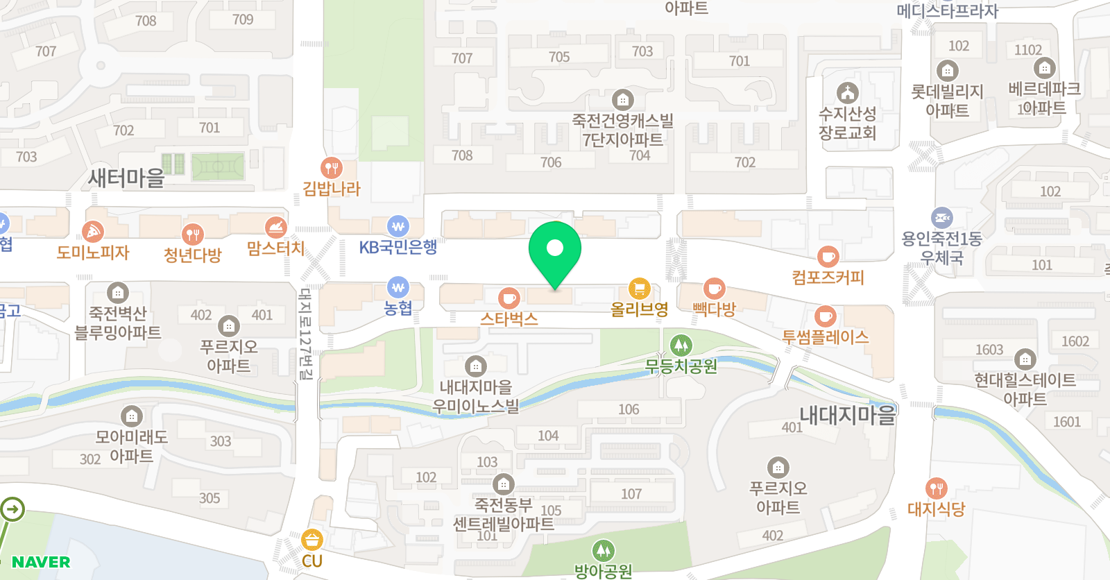 차원이다른 수학학원 위치