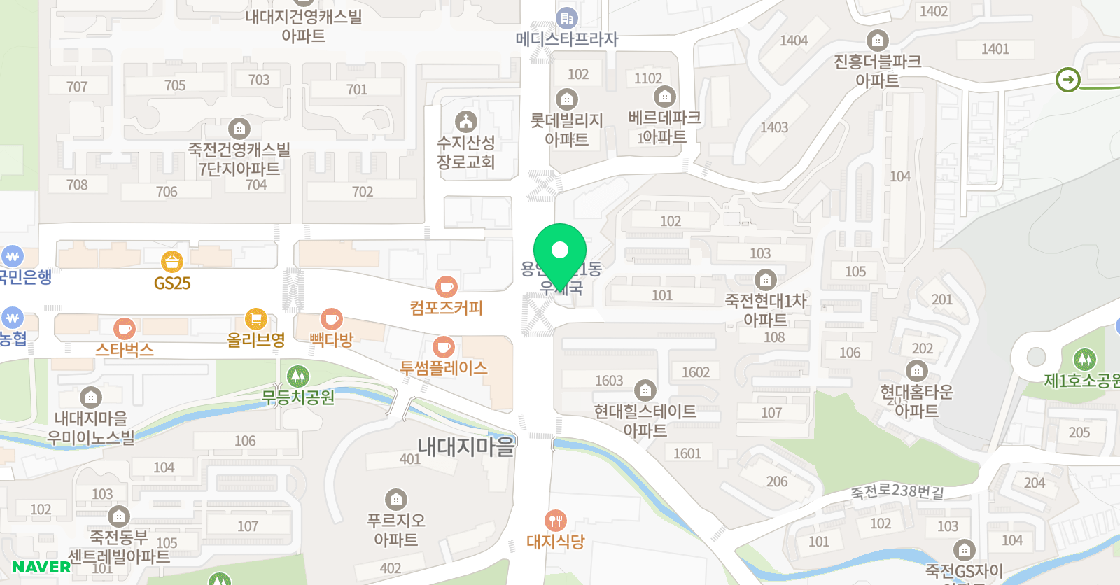 토마스 영어수학학원 위치