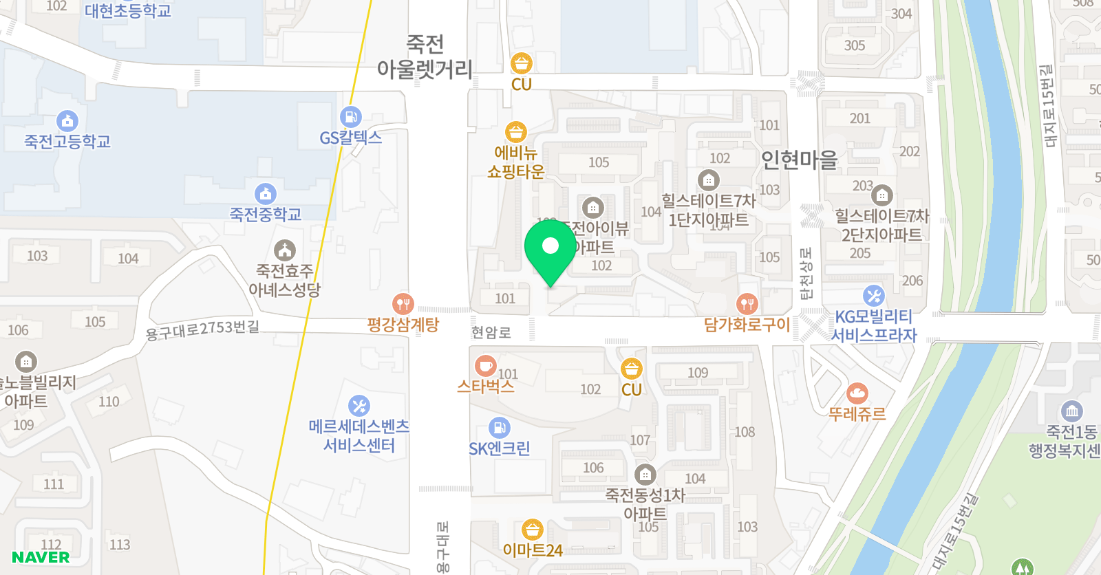 더뮤즈 음악전문학원 위치
