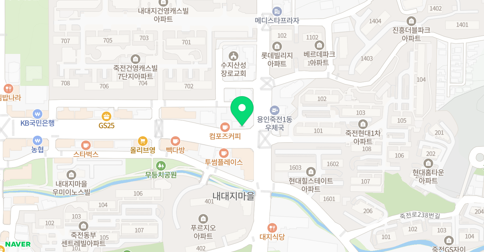 아이앤제이 주니어스포츠클럽 위치