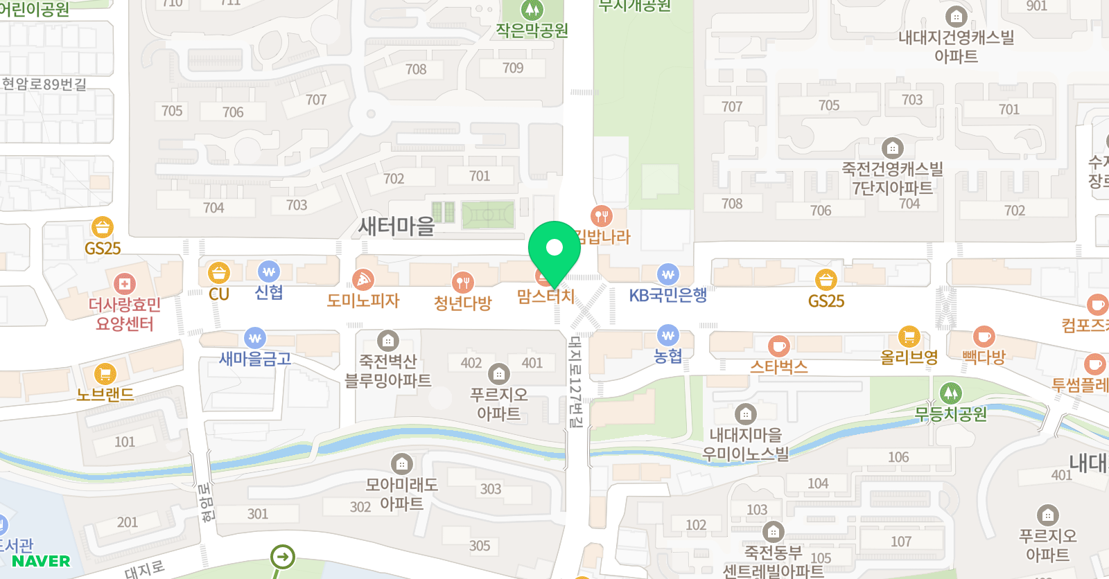 안선생 국어논술 위치