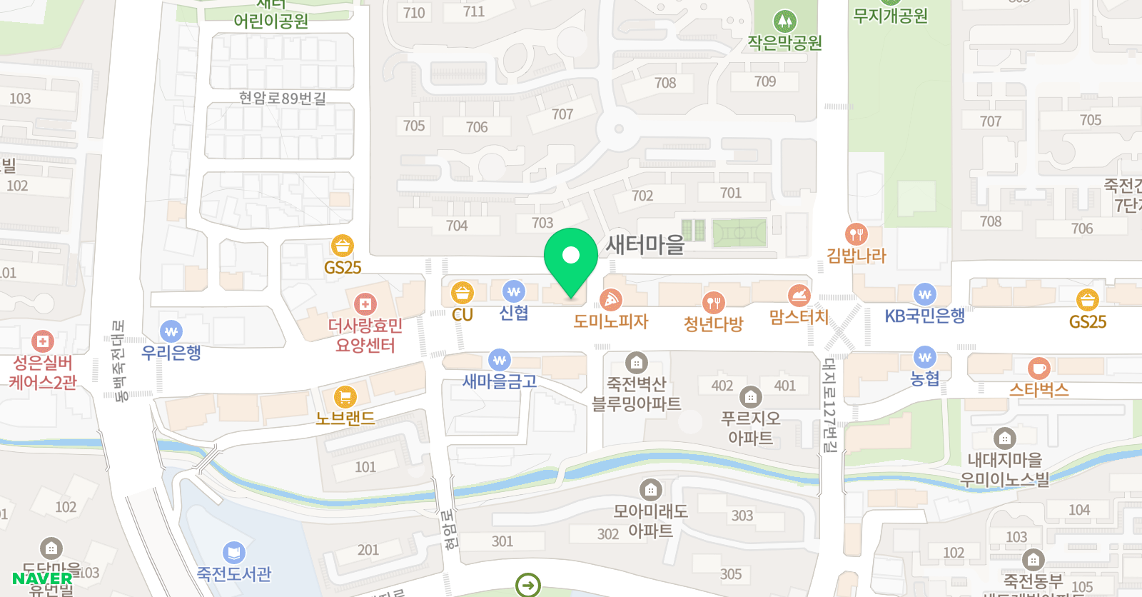 친절한안쌤 수학학원 위치