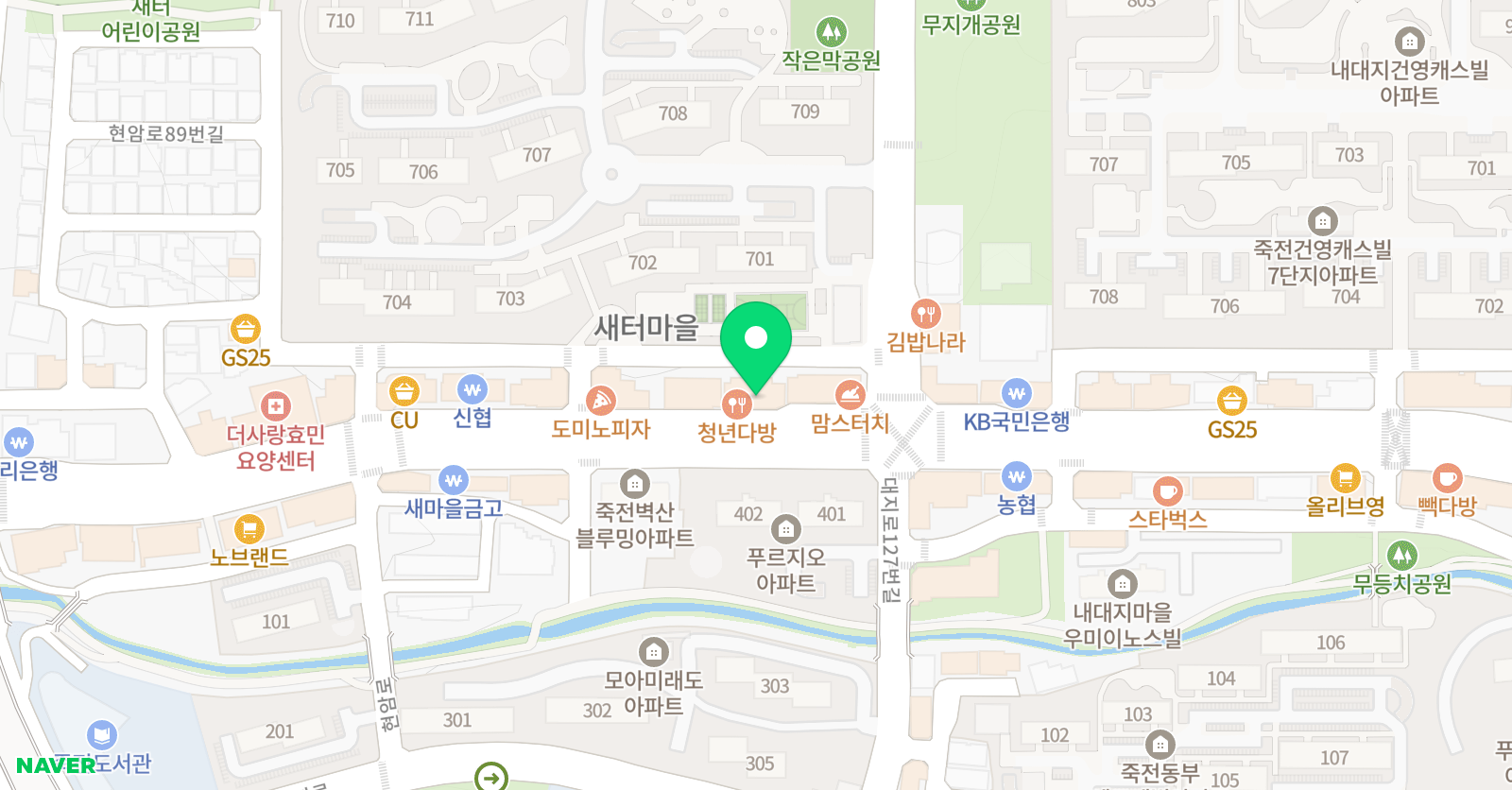 죽전주니어랩 학원 위치