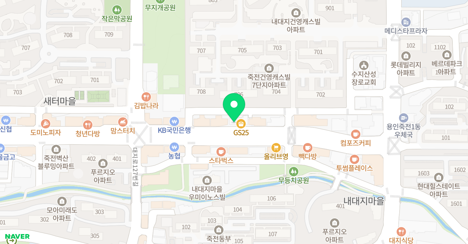 배티 수학학원 위치