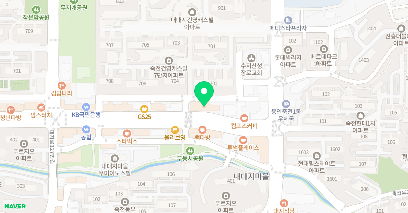 그레이트 수학 영어학원 위치