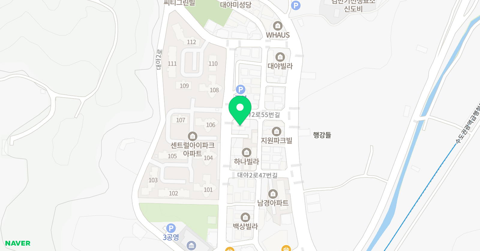 뮤엠영어 한솔플러스수학교실 대야미캠퍼스 위치