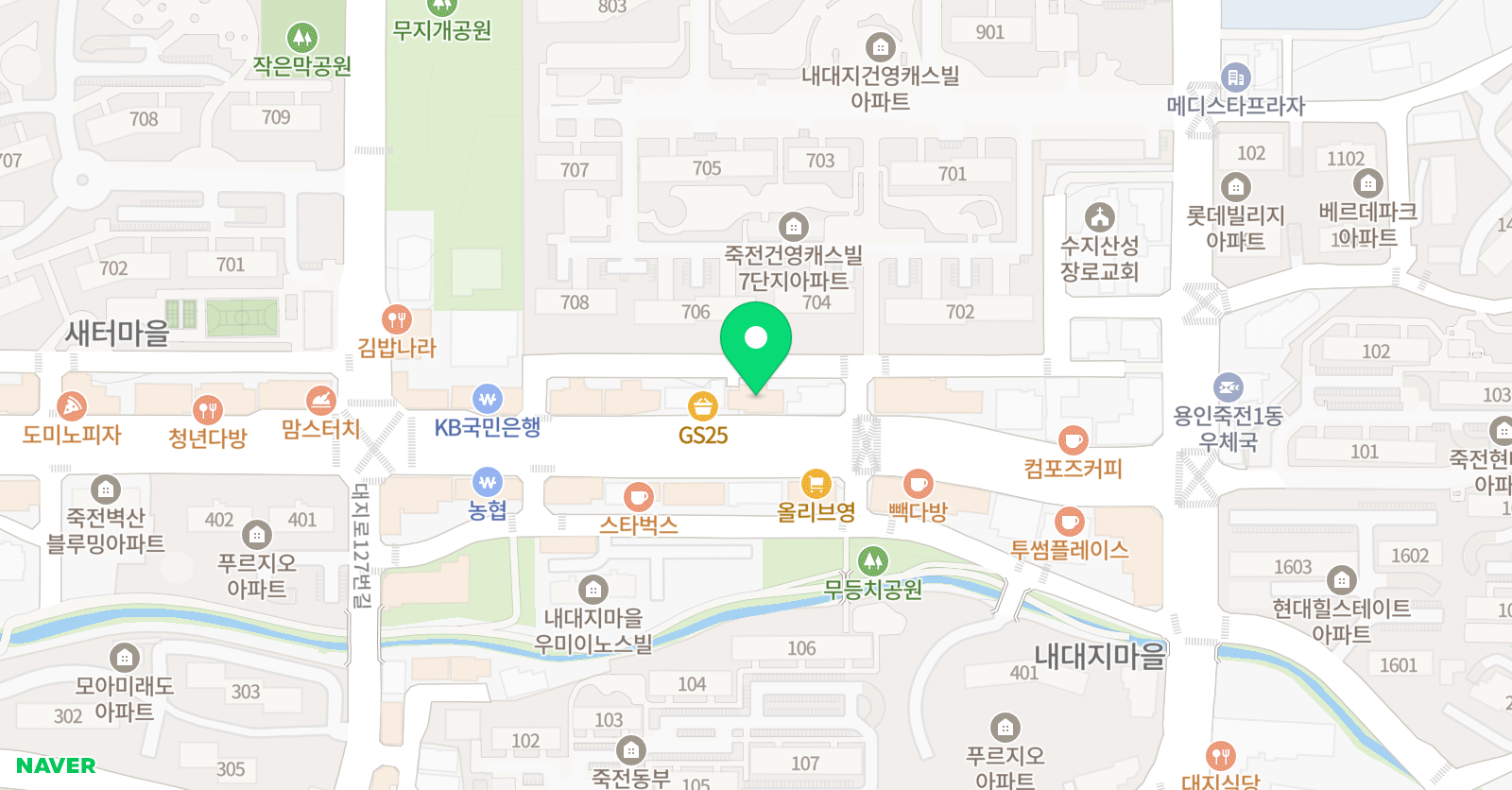 몽크 실용음악학원 2호점 위치