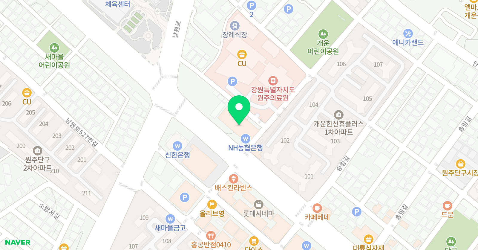 아발론교육 김샘 수학학원 위치