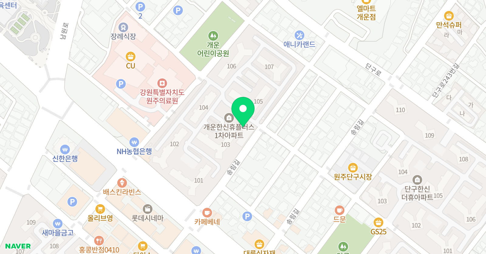 음악나무 피아노 위치