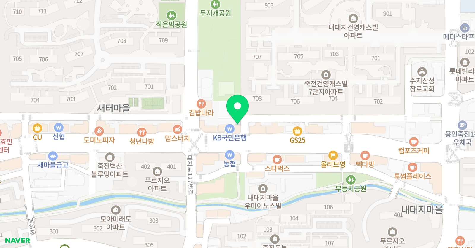 아이풀 죽전점 위치