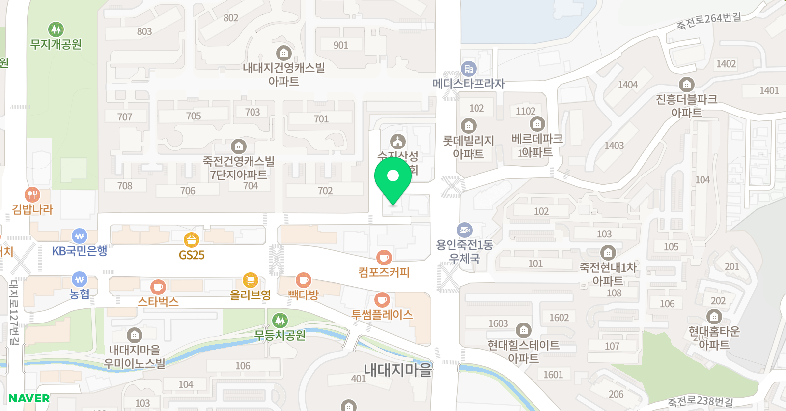 하얀마음 미술학원 위치