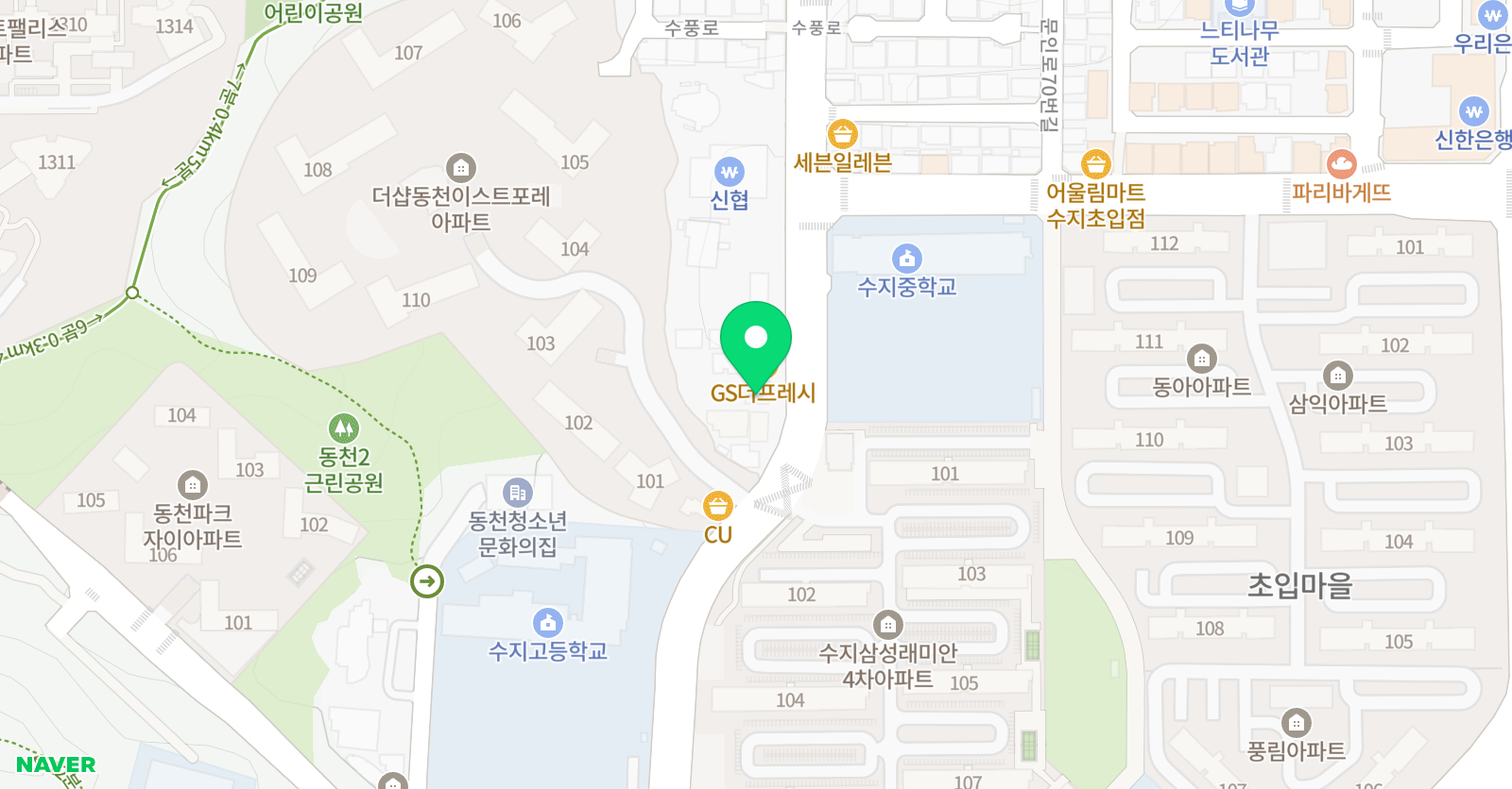 삼성 영어 와이즈학원 위치