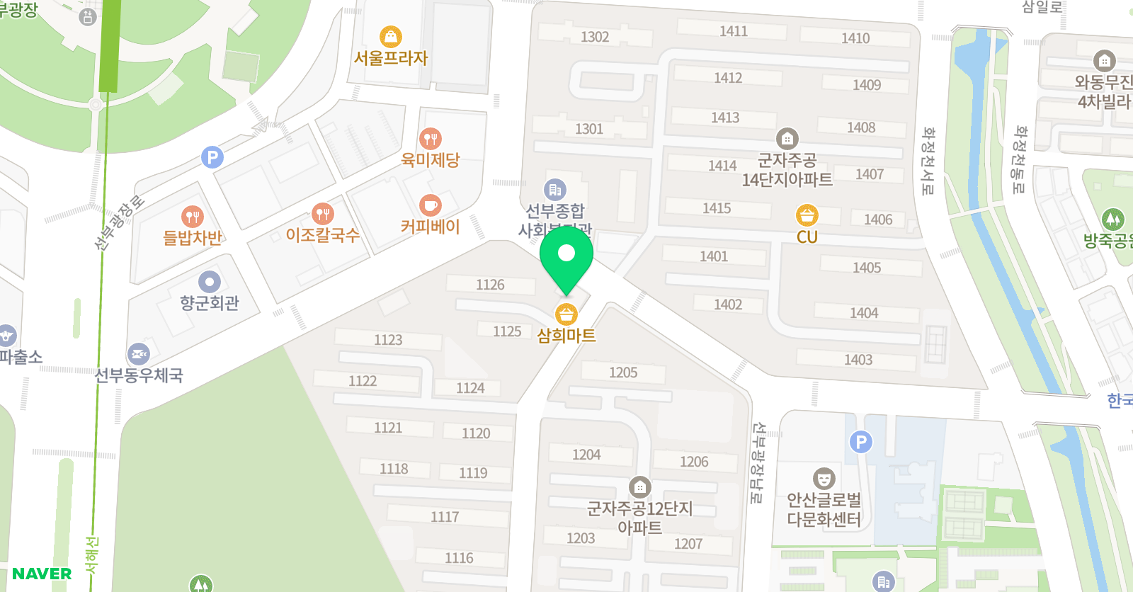 무진 태권도장 위치