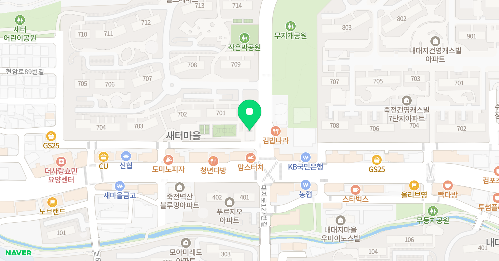 세미 피아노음악학원 위치