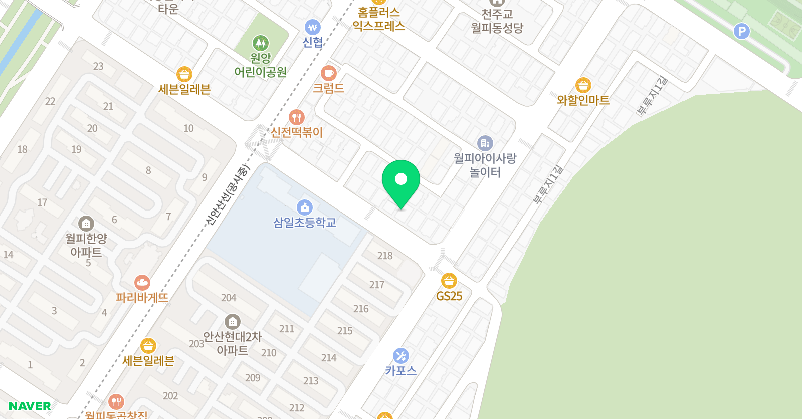 최강 수학영어 공부방 위치