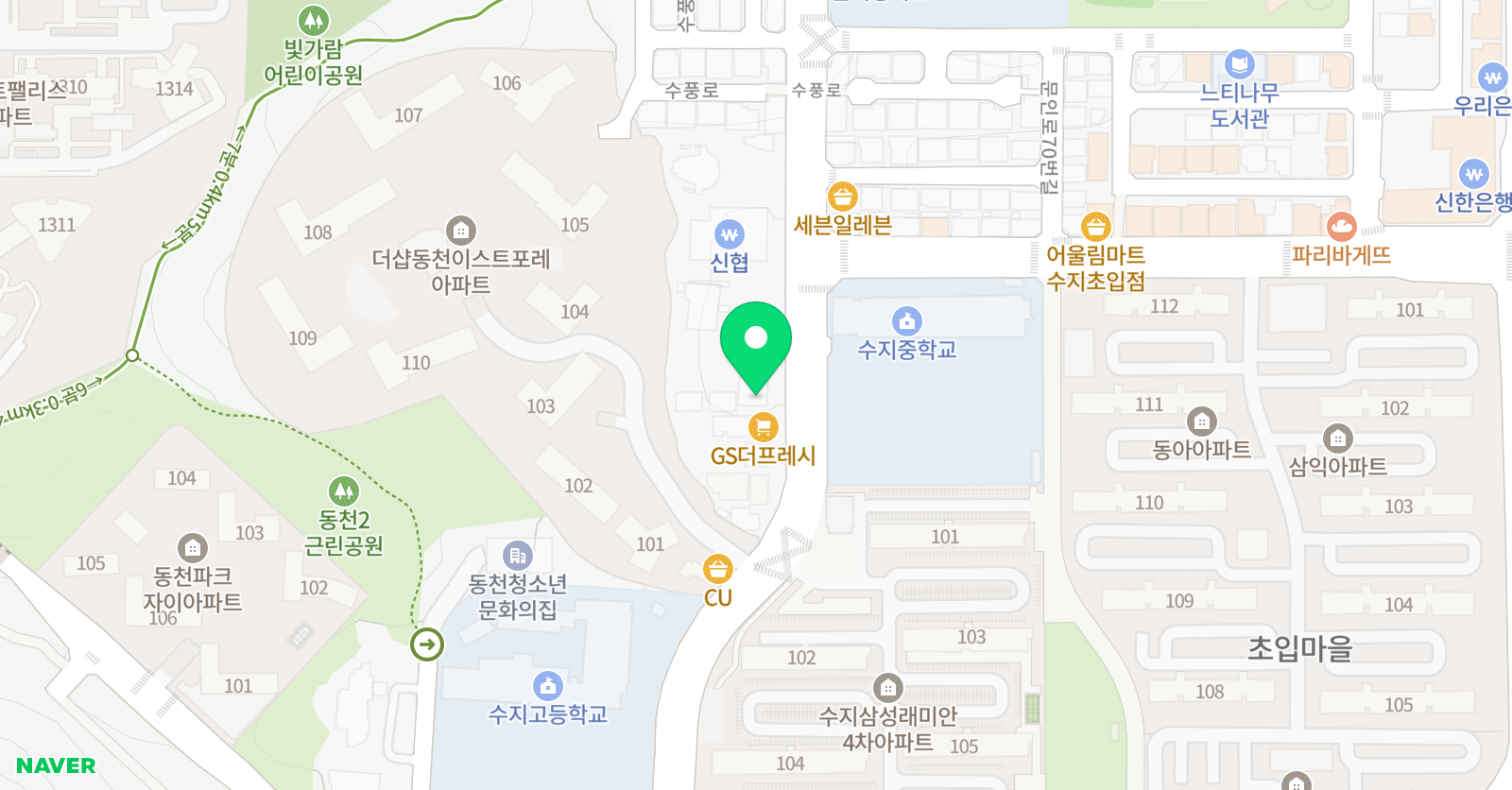 마이아뜰리에 위치
