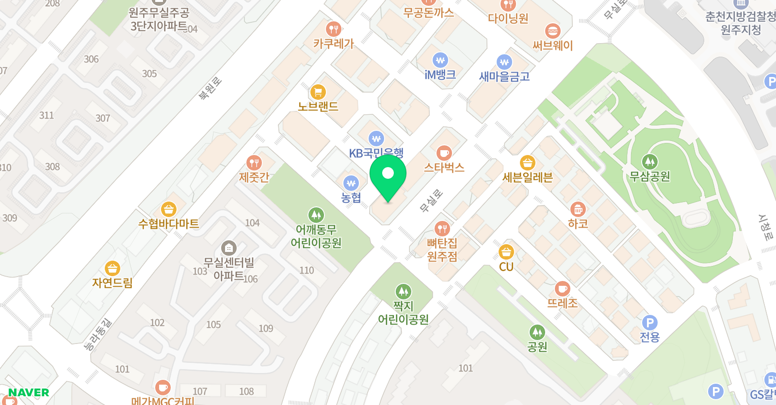 아동미술 하이유니팝 위치