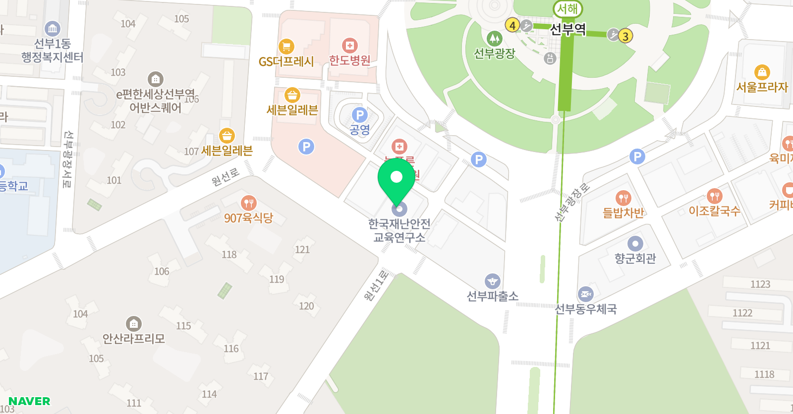 에스엔티 학원 위치