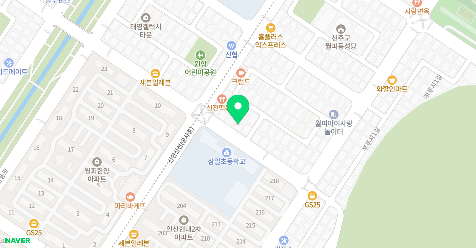 에스지국어역사학원 위치