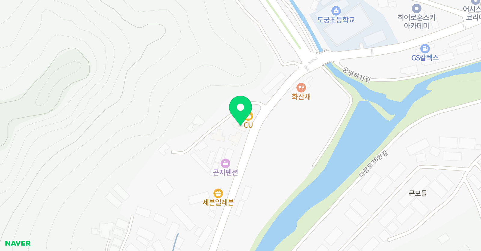 아랑 스키스쿨 위치