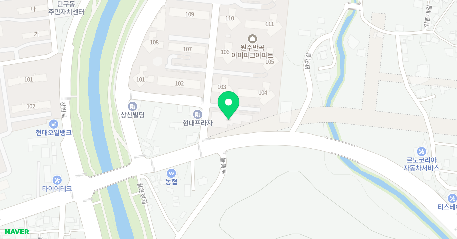 토킹스타 영어학원 반곡초지점 위치