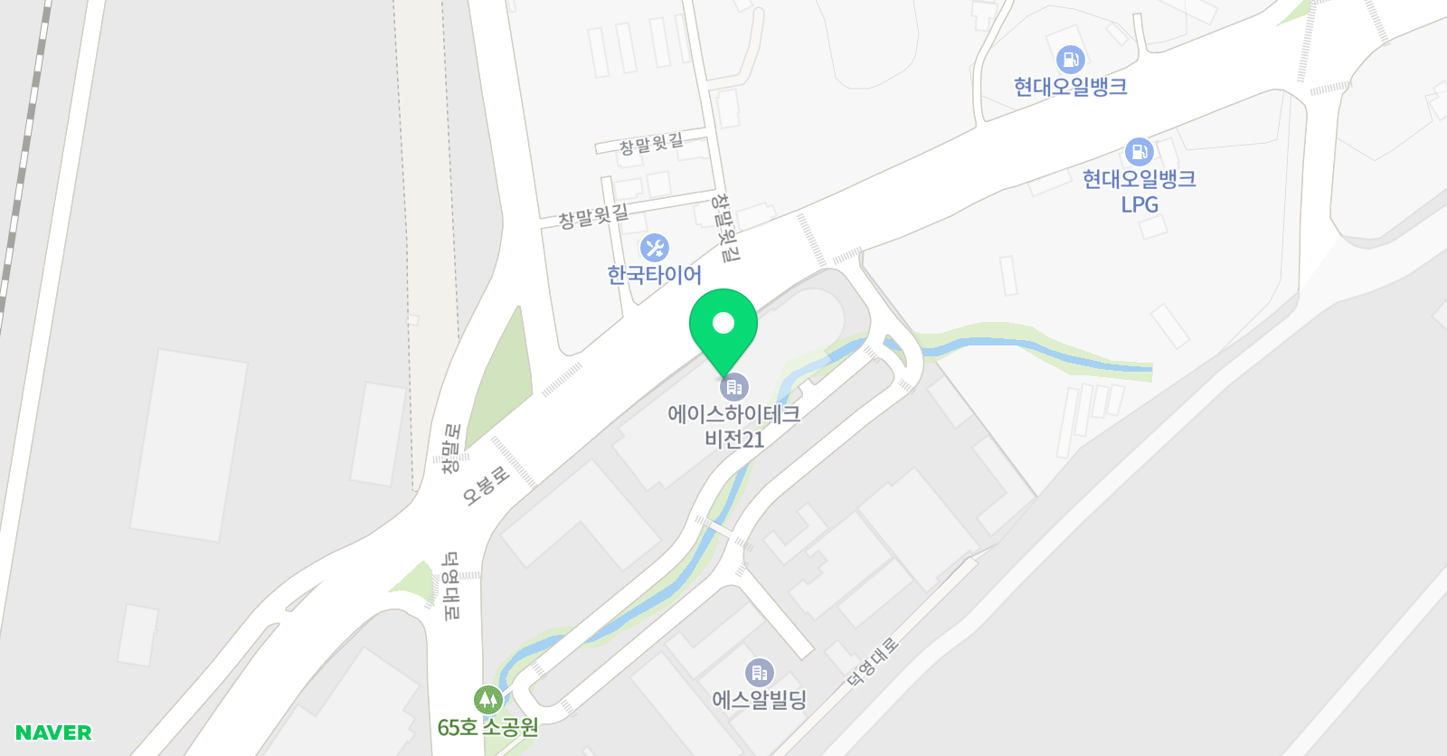 솔레아스 풋볼학원 의왕부곡점 위치