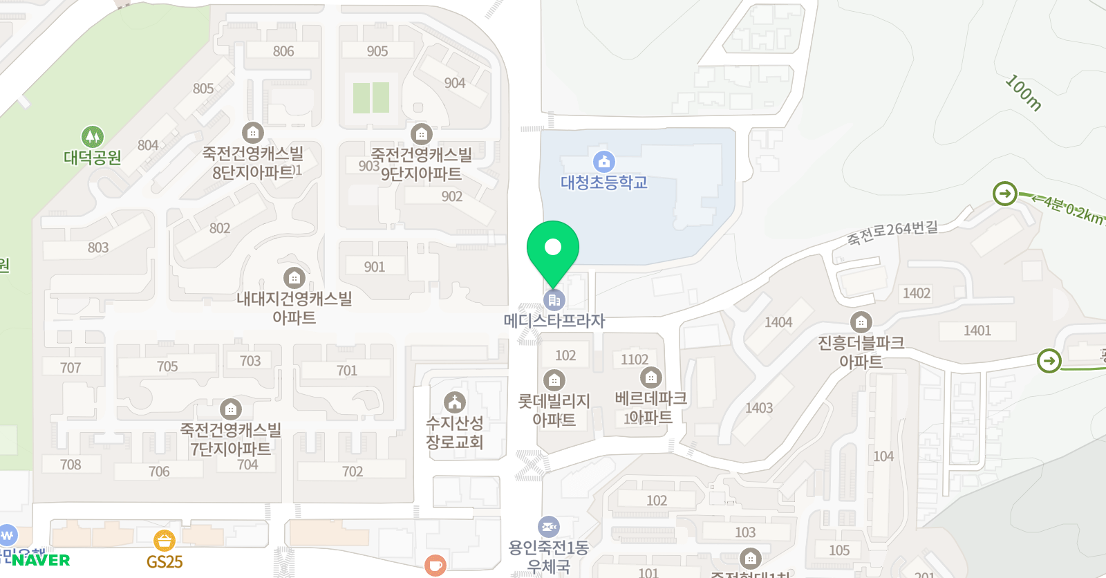 삼성 영어 대청어학원 위치