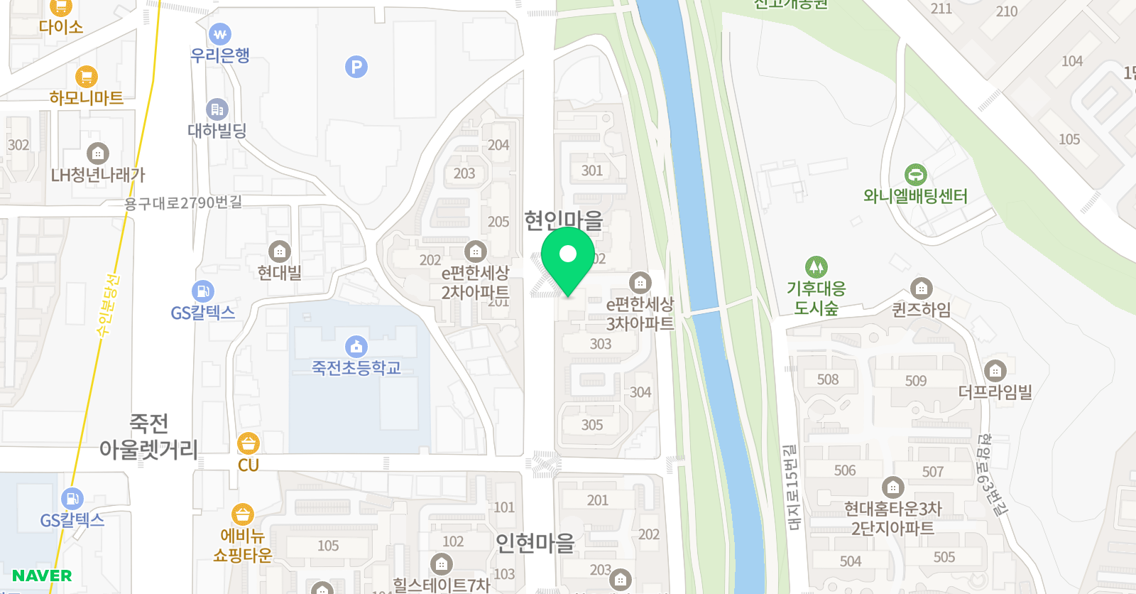 SMK월드클래스 태권도장 위치