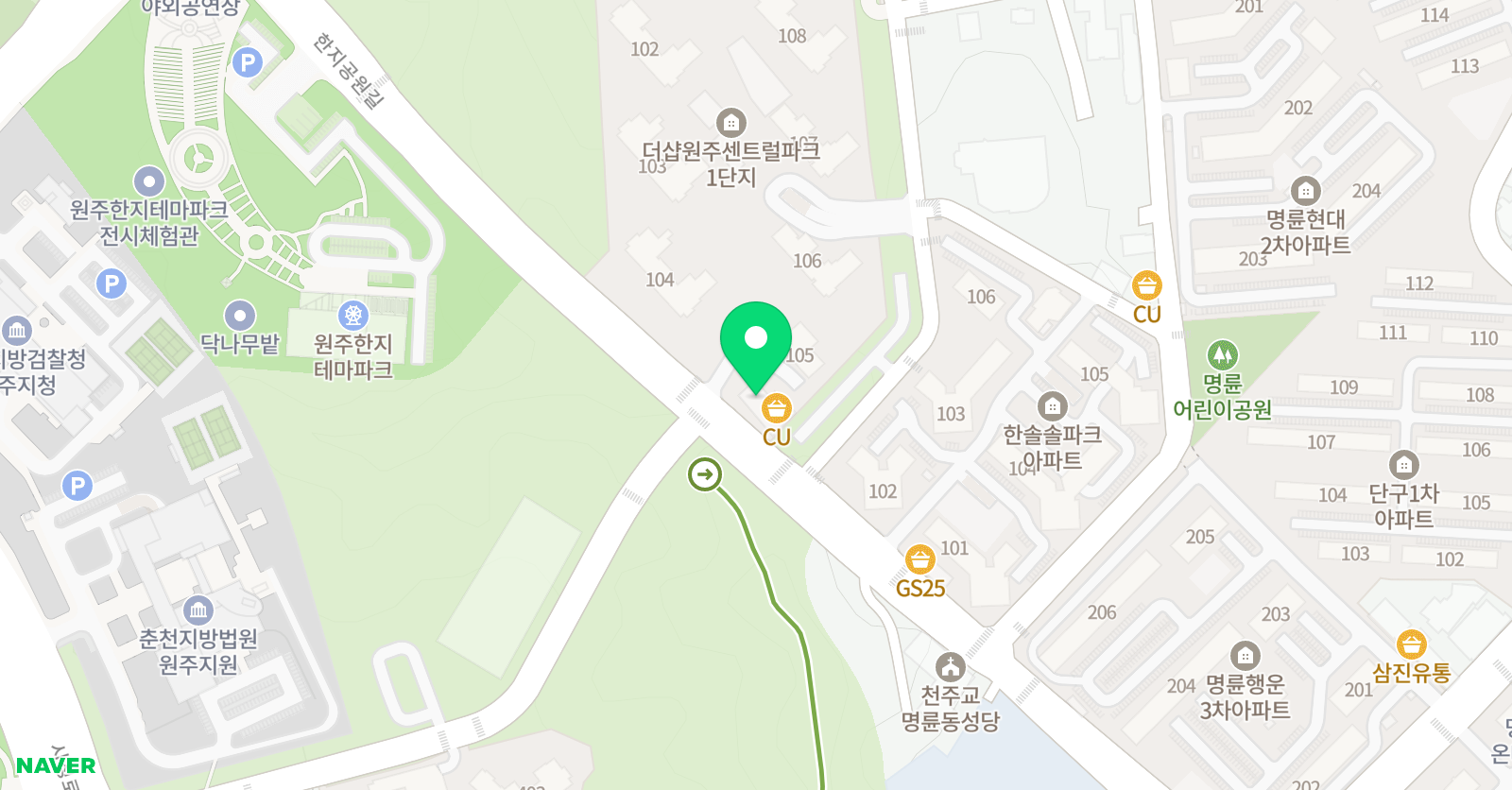 뮤엠 영어 포스코교습소 위치