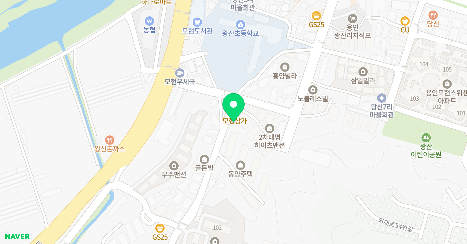 꿈 아뜰리에 미술 위치