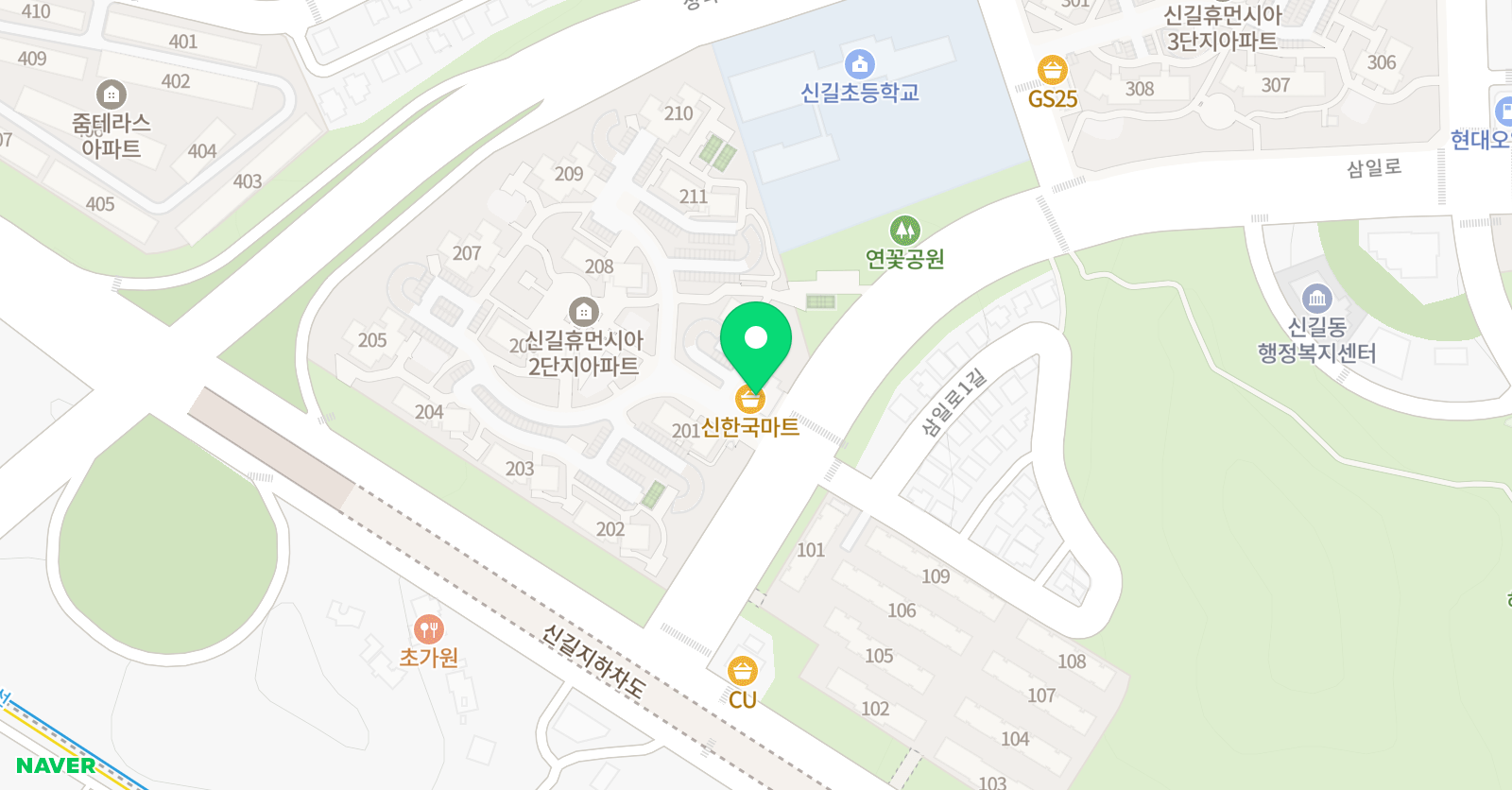 해맑은소리 음악학원 위치